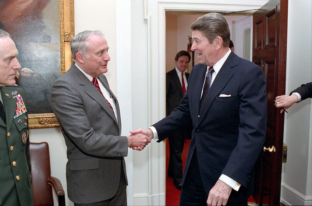 John O Mash and Ronald Reagan
